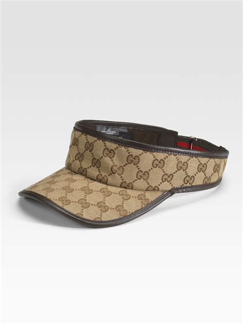 men gucci visor|authentic gucci visor.